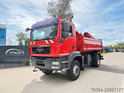 MAN TGM 18.290 4x4 Kipper KRAN 14m FUNK AHK