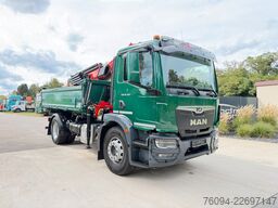 MAN TGM 18.320 4x2 Kipper KRAN 15m FUNK AHK