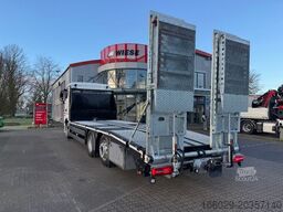 MAN Baumaschinen- Arbeitsbühnentransporter Rampen