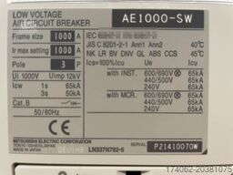 Mitsubishi Circuit breaker 1000A - AE1000-SW 3P - DPX-12648