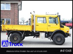UNIMOG U4000, 437/25 4x4, Pritsche, Doka, Allrad 6 Sitze,