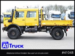 UNIMOG U4000, 437/25 4x4, Pritsche, Doka, Allrad 6 Sitze,