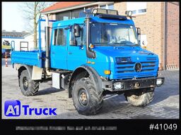 UNIMOG 437/25 U4000, 4x4, Pritsche, Doka, 6 Sitze