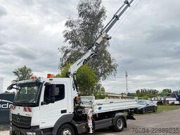 MERCEDES-BENZ Atego 818 Kipper KRAN 14m SEILWINDE FUNK AHK