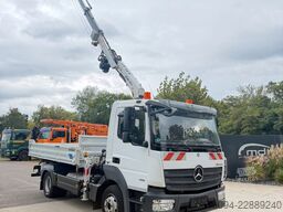 MERCEDES-BENZ Atego 818 Kipper KRAN 14m SEILWINDE FUNK AHK