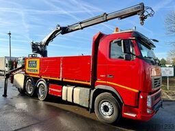 Volvo FH 420 8x4 TRIDEM PRITSCHE + KRAN HIAB ROLLER 1...