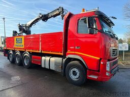 Volvo FH 420 8x4 TRIDEM PRITSCHE + KRAN HIAB ROLLER 1...