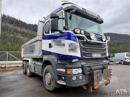 Scania R580 6x4 Dump truck equipped for snow plowing