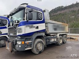 Scania R580 6x4 Dump truck equipped for snow plowing