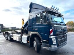 VOLVO FM430-6X2/4-KRAN+ABROLLER/KFZ BRIEF/TOP