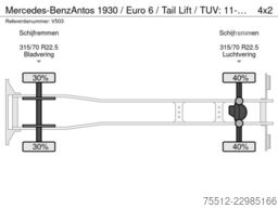 Mercedes-Benz Antos 1930 / Euro 6 / Tail Lift / TUV: 11-2027 ...