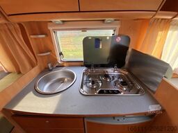 GLUECKSMOBIL T 345 - Festbett - Klima - Sat/TV - Solar -