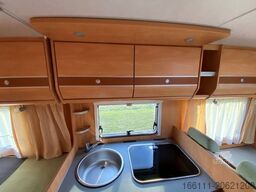 GLUECKSMOBIL T 345 - Festbett - Klima - Sat/TV - Solar -