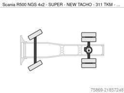 Scania R500 NGS 4x2 - SUPER - NEW TACHO - 311 TKM - RE...