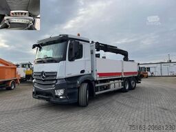 MERCEDES-BENZ Antos 2542 6x2 Pritsche Heckkran Hiab XS 177 Fun