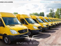 Furgone chiuso mercedes-benz SPRINTER 310 CDI MAXI EURO-5 KOFFER REGALE KAMERA DURCHGANG