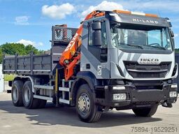IVECO TRAKKER 410*Kipper 5,20m*ATLAS 165.2E * FUNK/6x4