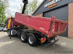 Mercedes-Benz 2644 L 6X4 3 Zijden kipper + MKG Kraan/Crane