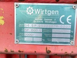 WIRTGEN SP 1500 L /Gleitschalungsfertiger Concrete Paver