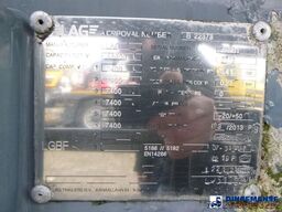 L.A.G. Fuel tank alu 44.4 m3 / 6 comp + pump