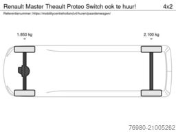 Renault Master Theault Proteo Switch ook te huur!