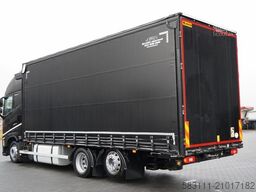 VOLVO FH 460 / 6x2 / FIRANKA- 7,7 m / DACH PODNOSZONY