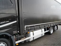 VOLVO FH 460 / 6x2 / FIRANKA- 7,7 m / DACH PODNOSZONY