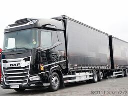 DAF XG 480 / ZESTAW TANDEM / 120 M3 / PRZEJAZDOWY /