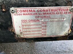  Tridem 3 Achs Koffer Portaltüren Bus Anhänger