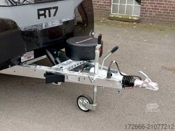 Brian James Trailer RACE TRANSPORTER 7 | 397-6023-35-3-10-B | TRIDEM | ZUSATZRAMPEN 600X235X199CM 3500KG GESCHLOSSENER AUTOTRAILER | SCHWARZ