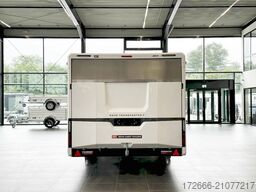 Brian James Trailer RACE TRANSPORTER 7 | 397-6023-35-3-10-W | TRIDEM | ZUSATZRAMPEN 600X235X199CM 3500KG GESCHLOSSENER AUTOTRAILER | WEISS