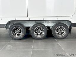 Brian James Trailer RACE TRANSPORTER 7 | 397-6023-35-3-10-W | TRIDEM | ZUSATZRAMPEN 600X235X199CM 3500KG GESCHLOSSENER AUTOTRAILER | WEISS