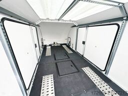 Brian James Trailers RACE TRANSPORTER 7 | 397-6023-35-3-10-B | TRIDEM | ZUSATZRAMPEN 600X235X199CM 3500KG GESCHLOSSENER AUTOTRAILER | SCHWARZ