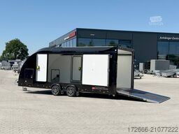 Brian James Trailer RACE SPORT 341-5521-35-2-12-B 550X210X196CM 3500KG GESCHLOSSENER AUTOTRAILER | SCHWARZ