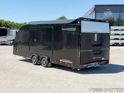 Brian James Trailer RACE SPORT 341-5521-35-2-12-B 550X210X196CM 3500KG GESCHLOSSENER AUTOTRAILER | SCHWARZ