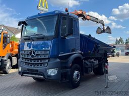 MERCEDES-BENZ Arocs 1833 K 4x2 2-Achs Kipper Kran Atlas 105.2