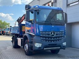 MERCEDES-BENZ Arocs 1833 K 4x2 2-Achs Kipper Kran Atlas 105.2