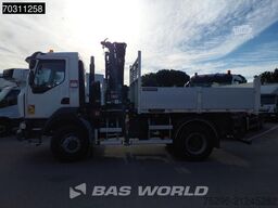 Renault D 280 4X4 HIAB X-HIDUO 118 Kran Crane Tipper Au...