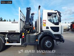 Renault D 280 4X4 HIAB X-HIDUO 118 Kran Crane Tipper Au...