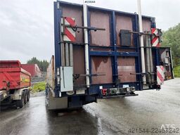 Broshuis 3 akslet well semi-trailer with a 6 m extension
