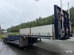 Broshuis 3 akslet well semi-trailer with a 6 m extension