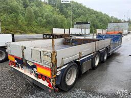 Broshuis 3 akslet well semi-trailer with a 6 m extension
