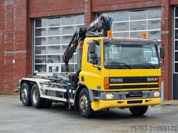 DAF CF 250 6x2*4 - Hooklift - HIAB 102 Crane - Manu...
