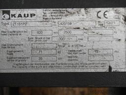 KAUP 2T151P2 Breite:980 mm