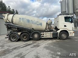 Scania G480 8x2 concrete truck w/ Saraka building and cro