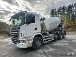 Scania G480 8x2 concrete truck w/ Saraka building and cro