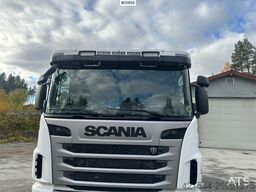 Scania G480 8x2 concrete truck w/ Saraka building and cro