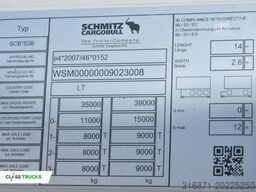 SCHMITZ CARGOBULL SKO FP 60 ThermoKing SLXi 300