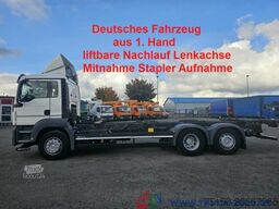 MAN TGS 26.320 6x2 BDF Mitnahmestapler AHK 1. Hand