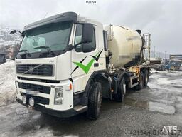 Volvo FM 400 8x4 concrete truck w/ intermix body. WATCH